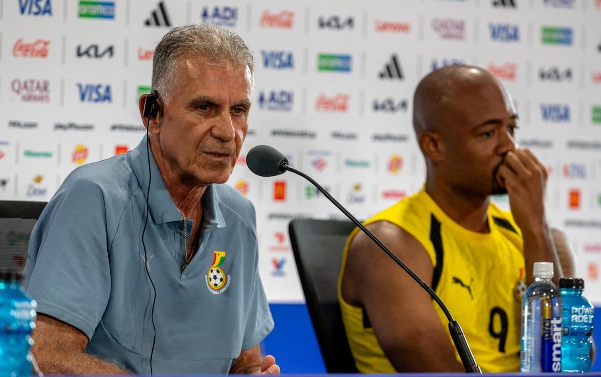 Carlos Queiroz, entrenador de la Selección de Ghana, habló antes del duelo contra Colombia. //Foto, Colprensa: Juan Antonio Sánchez