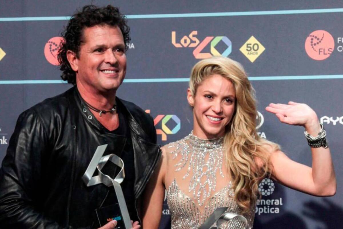 Carlos Vives contó como se hizo amigo de Shakira: “Ella era una pelaita”