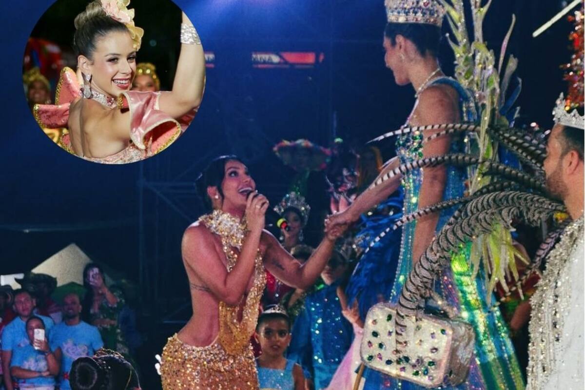 ¡En el público! Reina del Carnaval responde a crítica de Andrea Valdiri