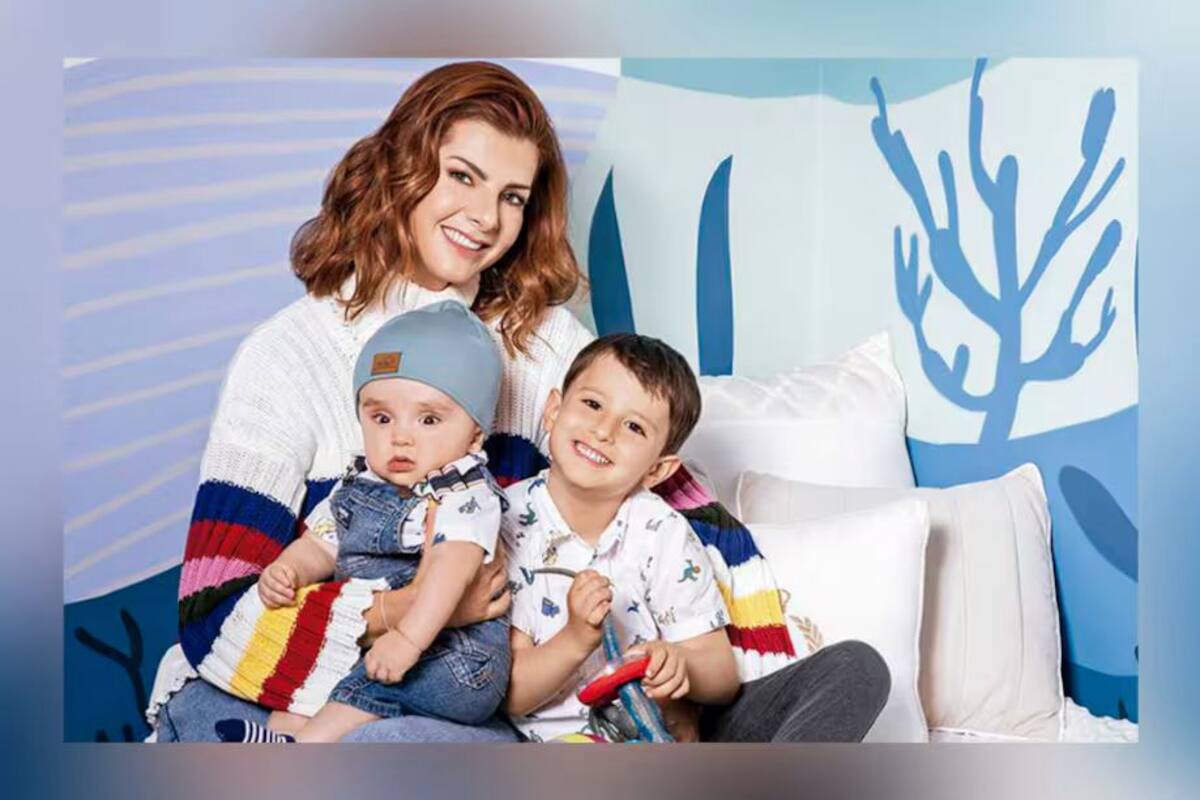 Matías y Salvador, los hijos de Carolina Cruz. //Foto: tomada de redes sociales.