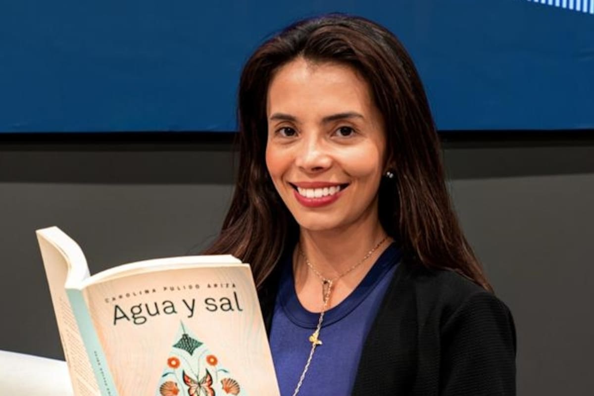 Carolina Pulido Ariza presentó ‘Agua y sal’, su primera obra narrativa