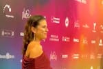 Carolina Ramírez sorprendió llegando con 37 semanas de embarazo a Premios Platino