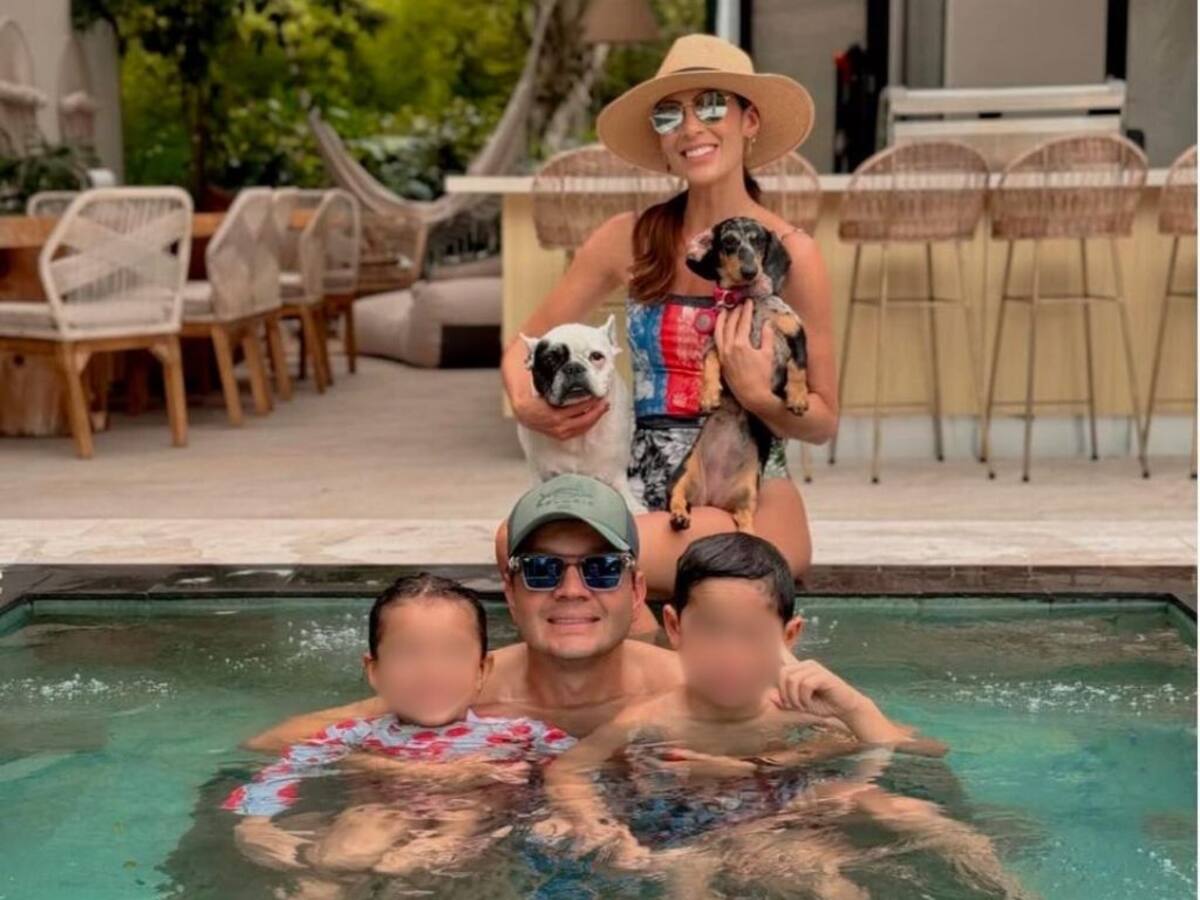 Carolina Soto se casó con el empresario paisa Germán González y tienen dos hijos. //Foto: tomada de internet.