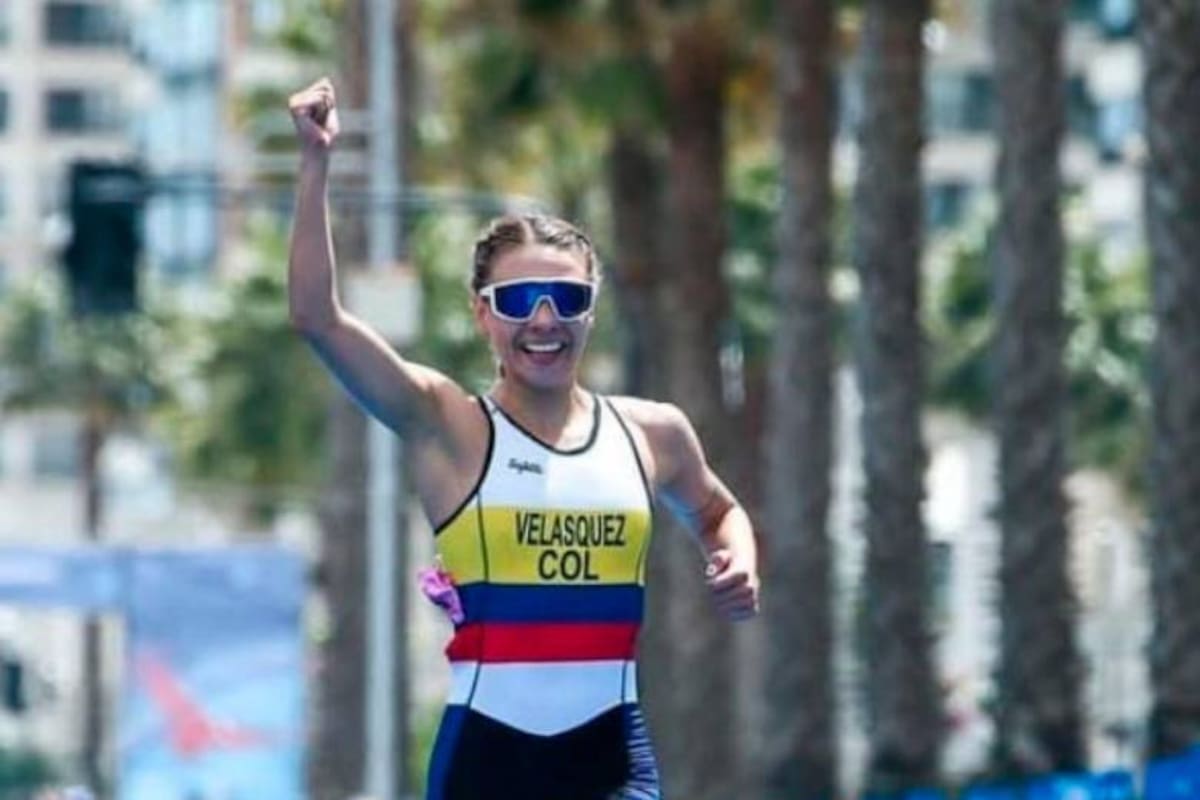 La triatleta Carolina Velásquez logra el cupo 64 de Colombia para los Olímpicos