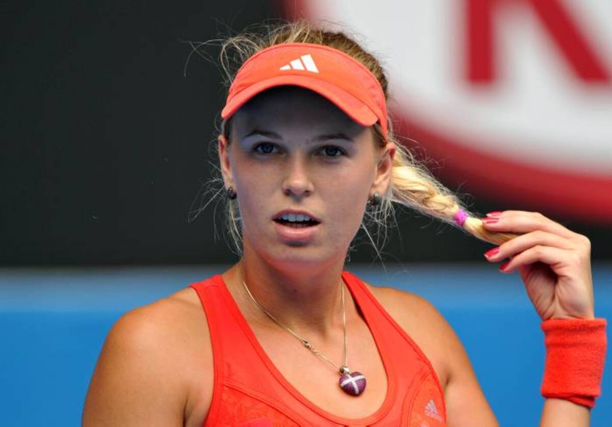 Caroline Wozniacki. AFP NICOLAS ASFOURI