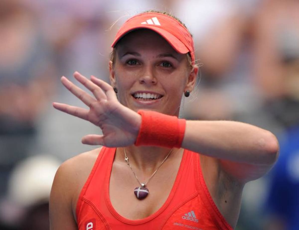Caroline Wozniacki. AFP GREG WOOD