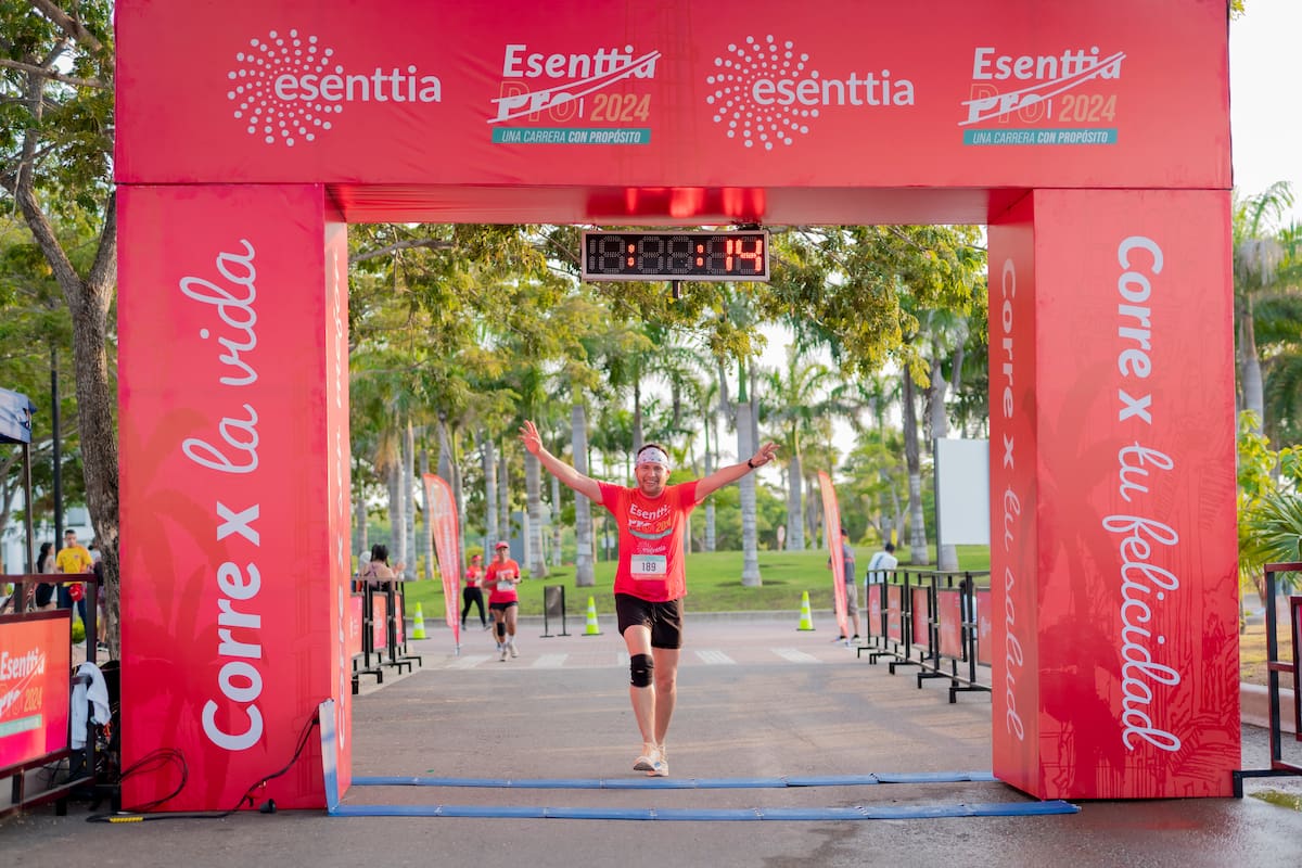 Los participantes escogieron el propósito por el cual correr, identificado en sus medias.