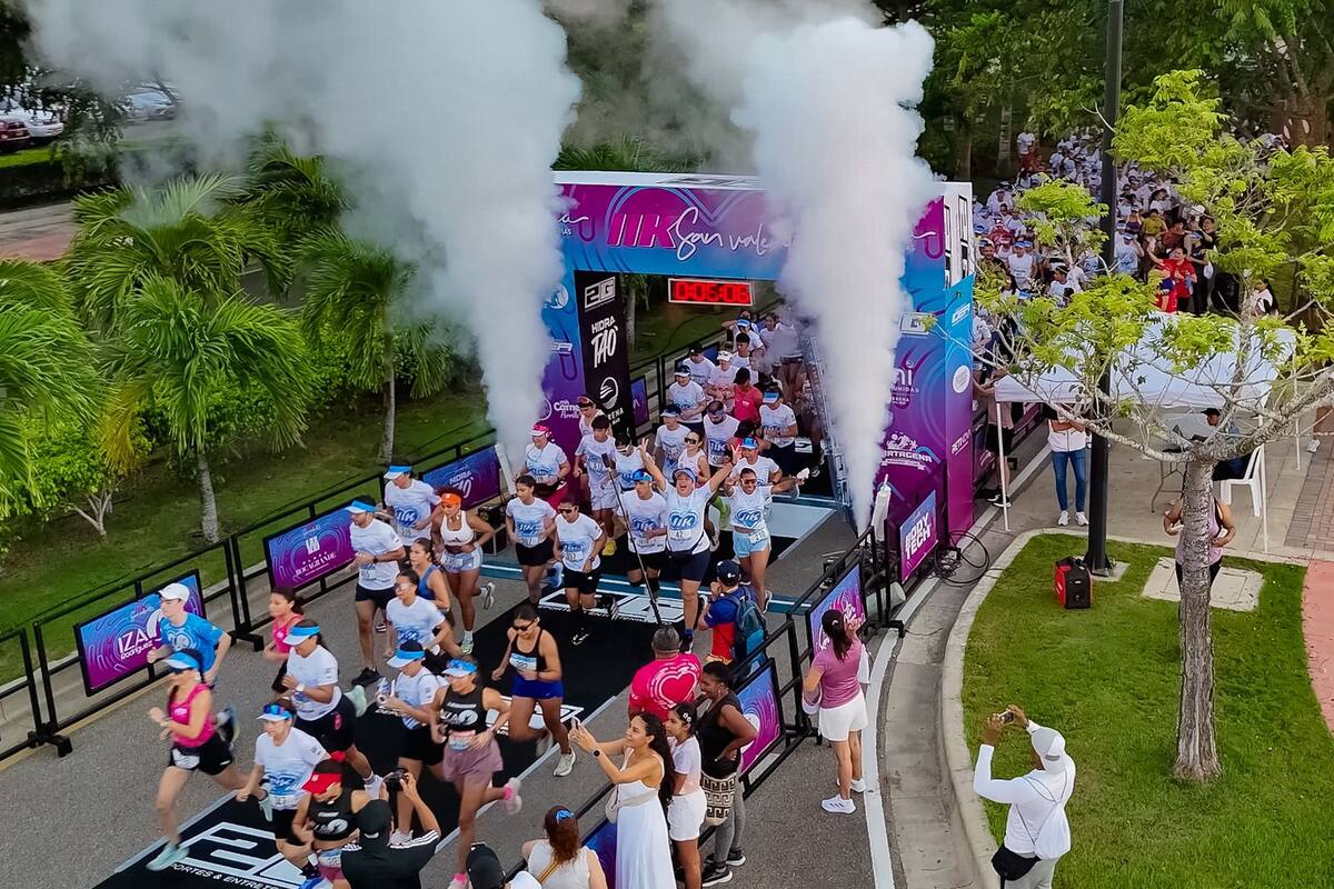 Así se desarrolló la carrera San Valentín en Cartagena