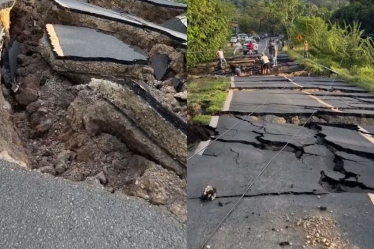 Impactantes imágenes: así quedaron algunas carreteras de Panamá tras el terremoto