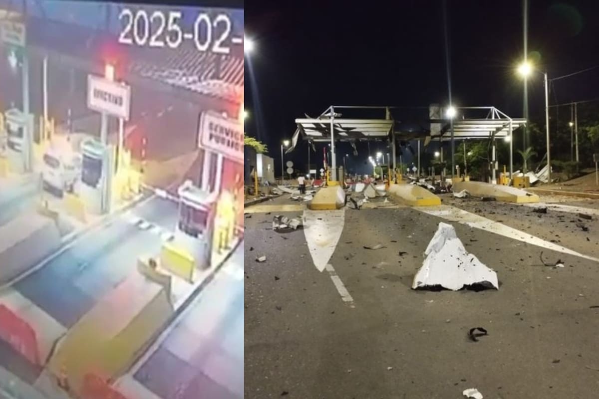 Video: Así fue la explosión de carro bomba en peaje de Villa del Rosario