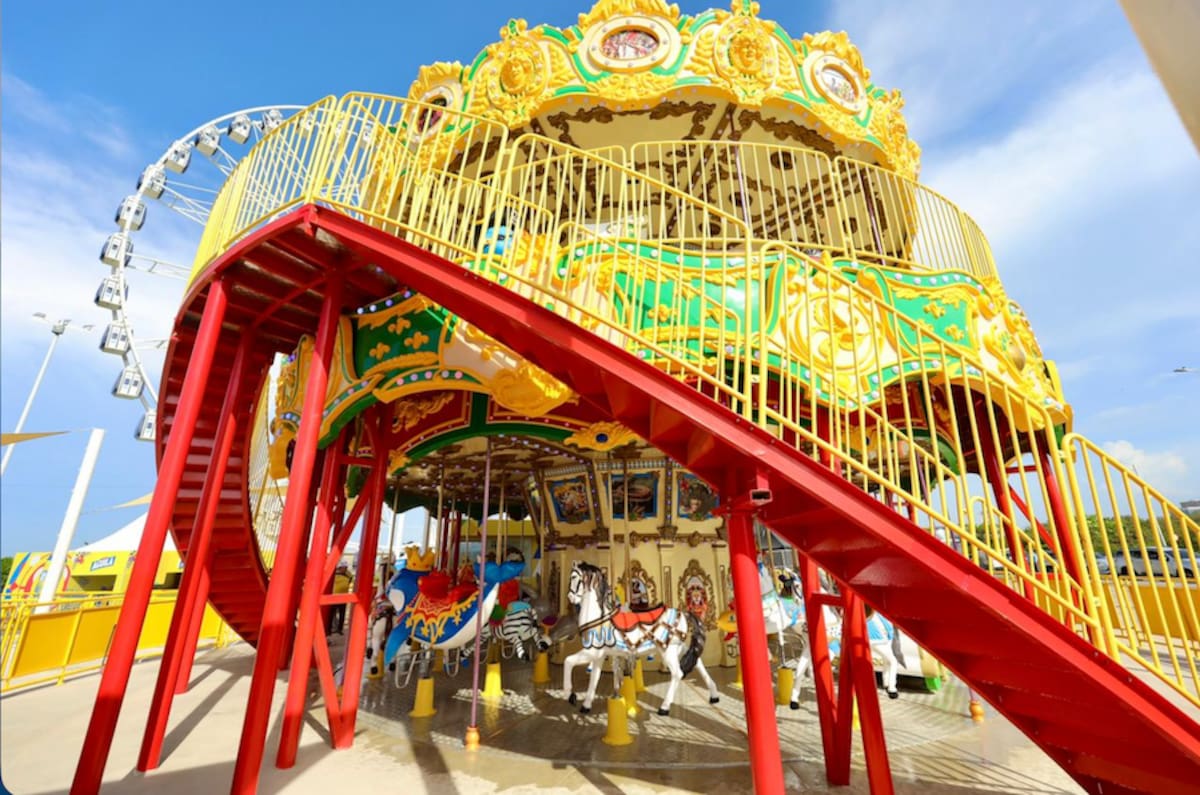 El Carrusel del Río abrirá seis días de la semana, donde de martes a jueves va en función de 4:00 de la tarde a 10:00 de la noche y los fines de semanas y festivos desde las 10:00 de la mañana.//Cortesía Alcaldía de Barranquilla.