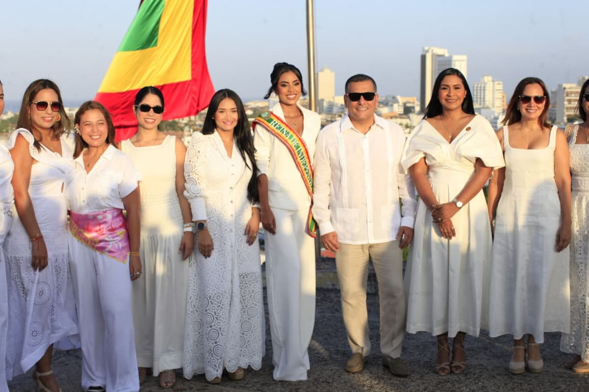 Acto solemne de la izada de la cuadrilonga en el Castillo de San Felipe. // Óscar Díaz - El Universal