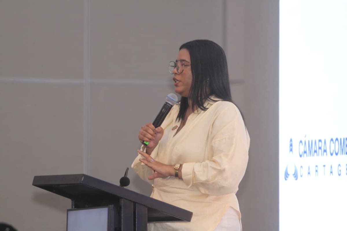 Eliana Salas, directora de Cartagena Cómo Vamos. // Foto: Julio Castaño - El Universal.