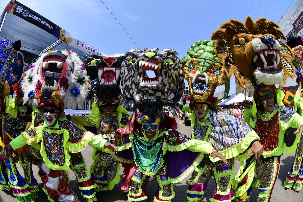 Cartagena hizo presencia en la Vía 44 con símbolos tradicionales y talento contemporáneo. //Cortesía El Heraldo.