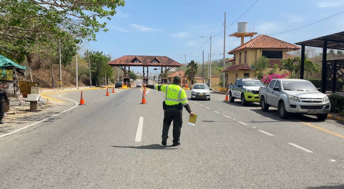 Cartagena registró alta movilidad y cero muertes viales en Semana Santa. // Foto: cortesía - Policía Nacional