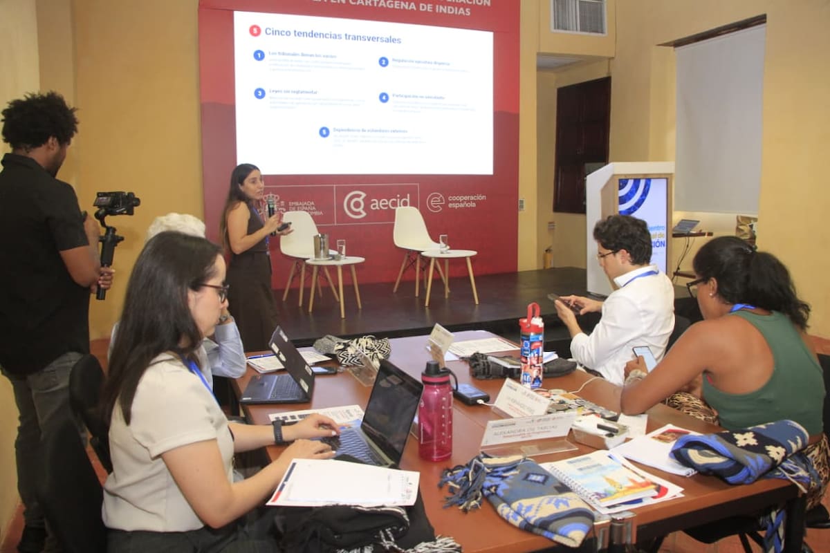 Cartagena reunió a expertos para fortalecer los derechos humanos digitales. // Foto: Julio Castaño - El Universal