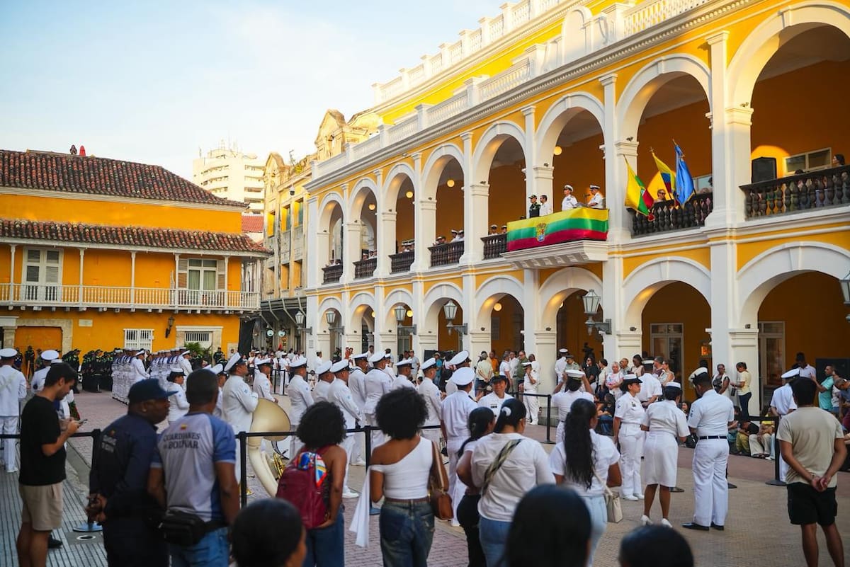 Cartagena revive el histórico cañonazo tras más de 200 años. // Foto: cortesía de la Gobernación de Bolívar.