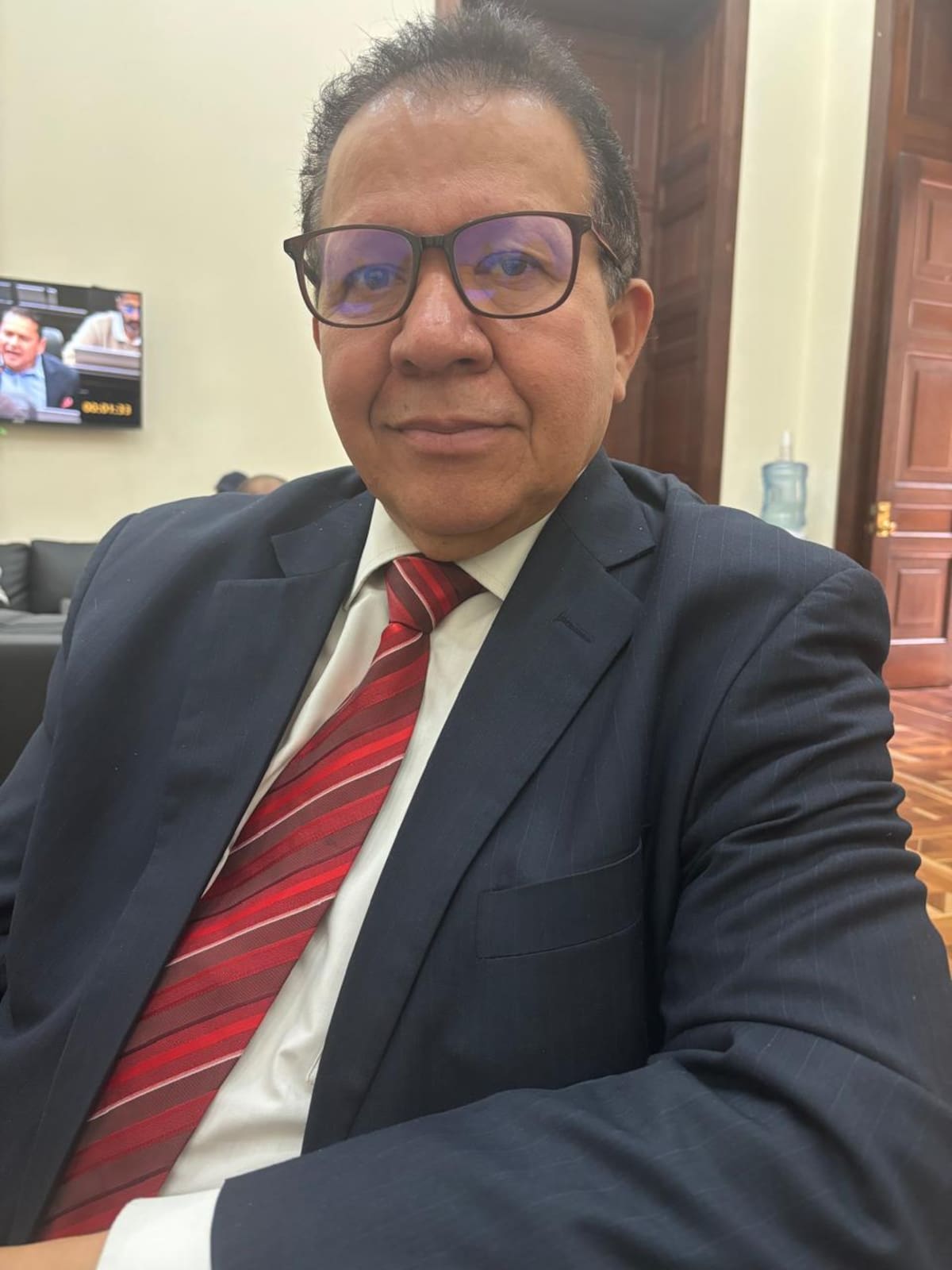 Cartagenero Wilson García, se postula por tercera vez como candidato a la Secretaría General del Senado. // Foto: Cortesía.