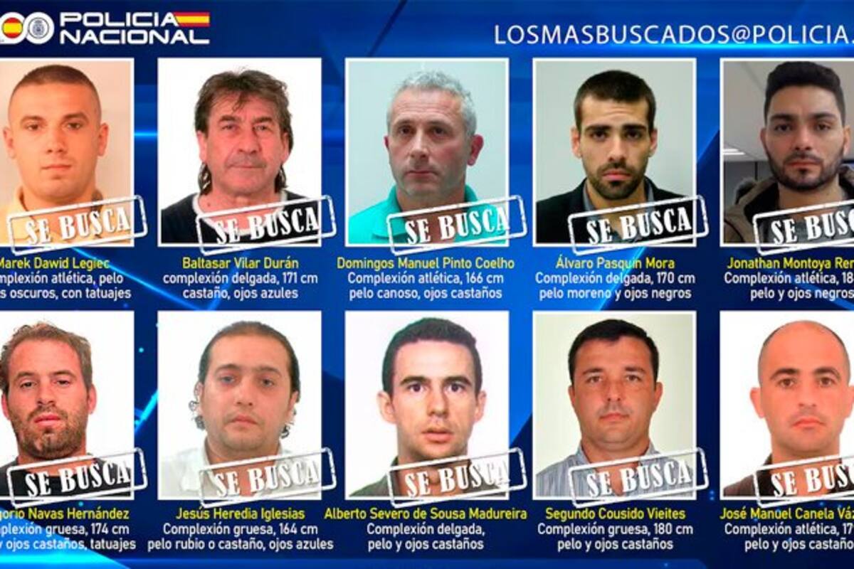 Un colombiano, entre los más buscados por homicidio en España
