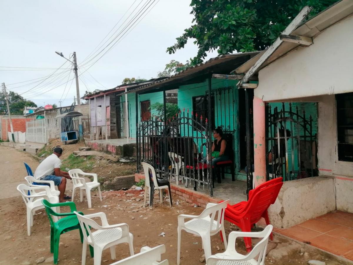 Los restos de Eduardo Castro Vallejo fueron velados en el sector de Playas Blancas, en Olaya.