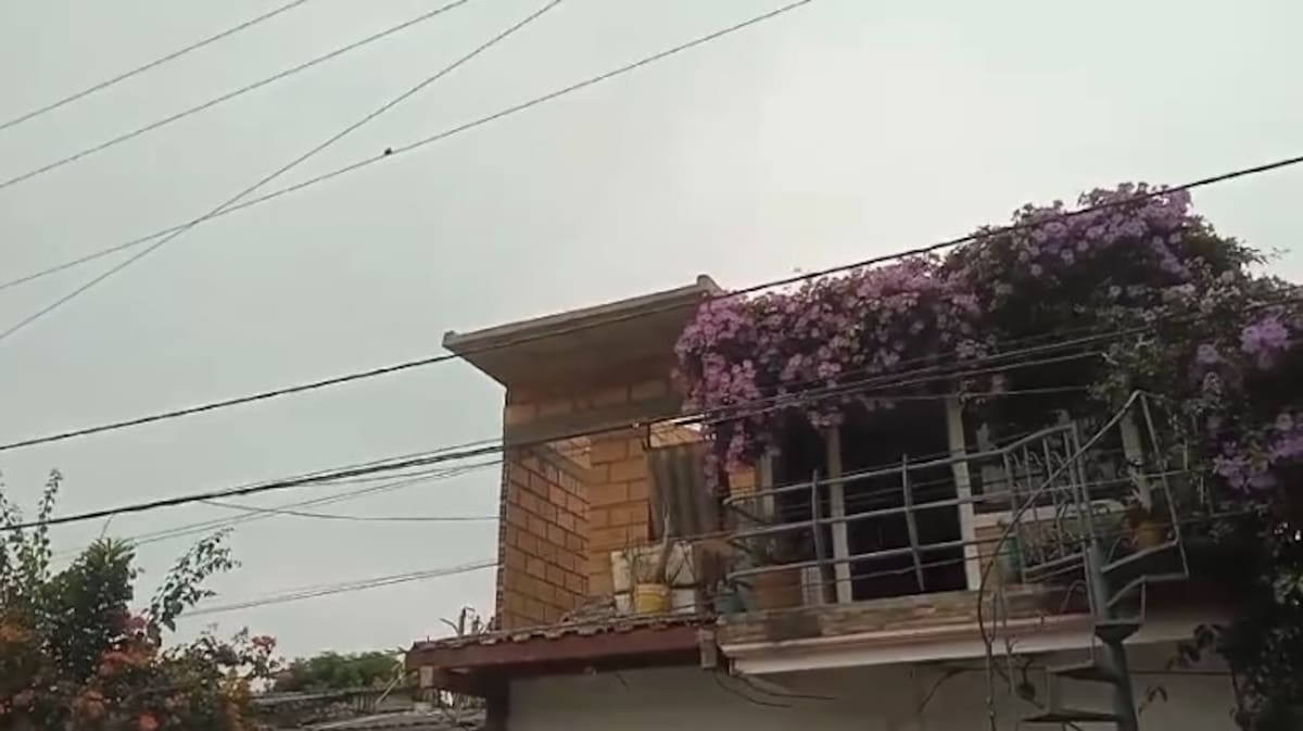 En esta vivienda, en Montería, ocurrieron los hechos. //Captura de video