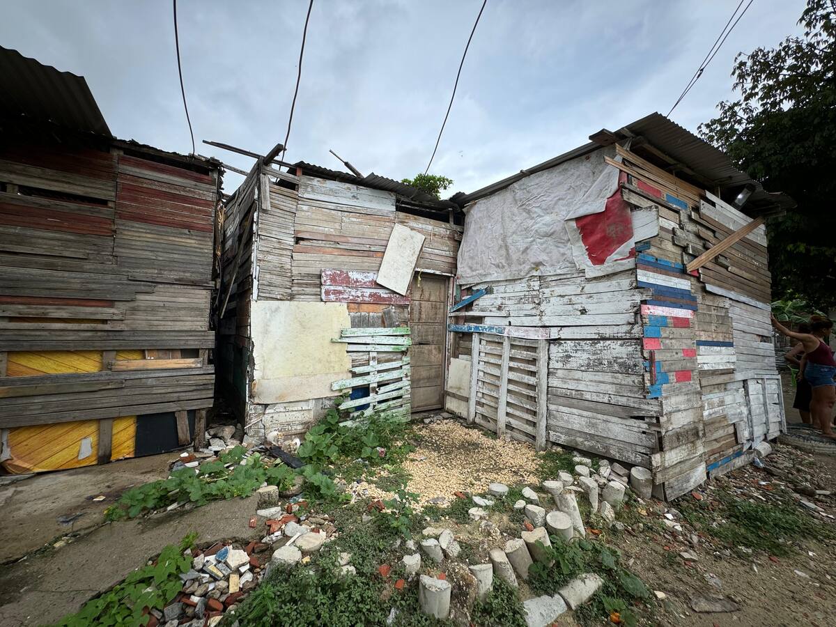 Casa en Nuevo Chambacú. // Foto: El Universal- Nayib Gaviria