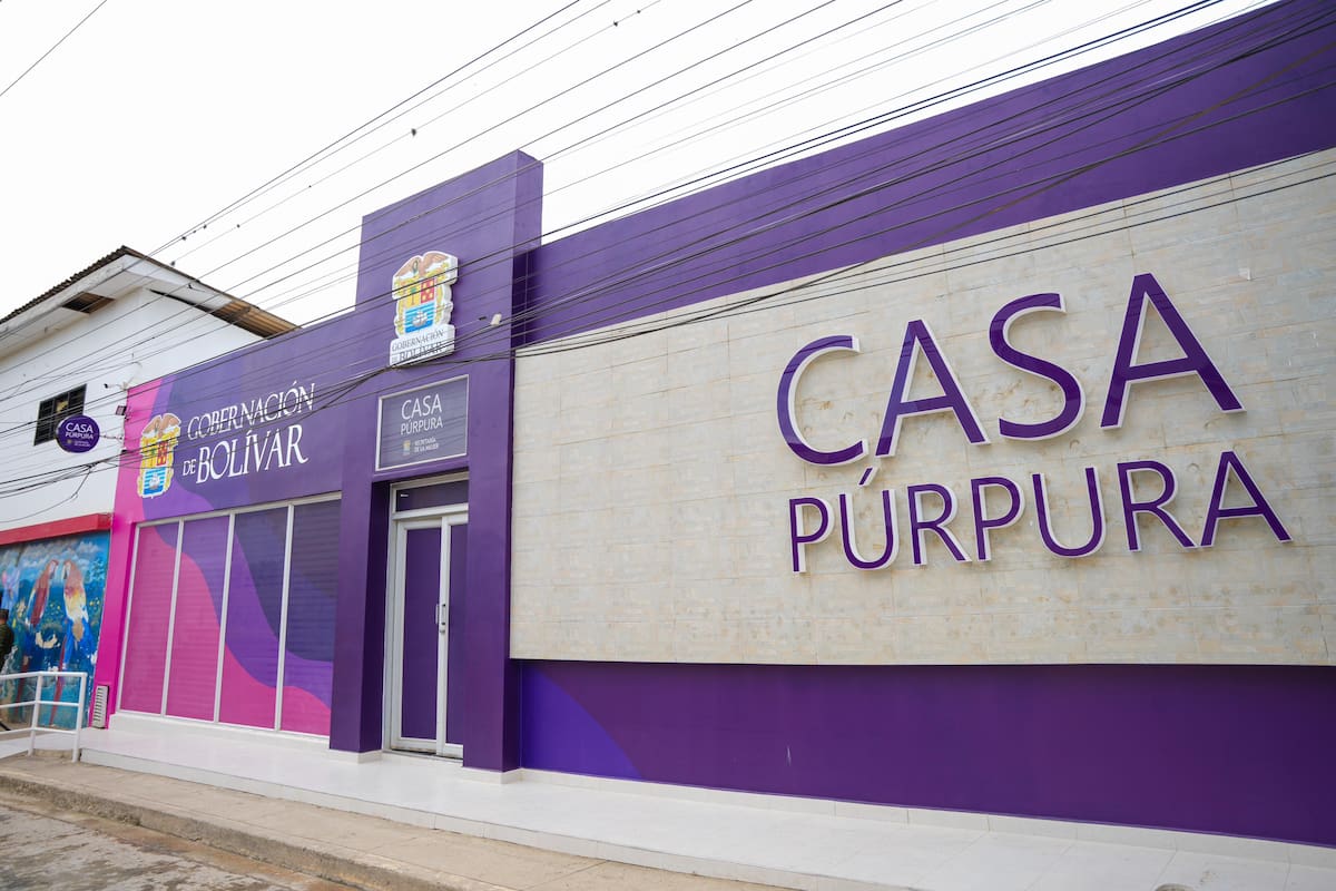 Gobernador Yamil Arana inauguró segunda Casa Púrpura en El Carmen de Bolívar