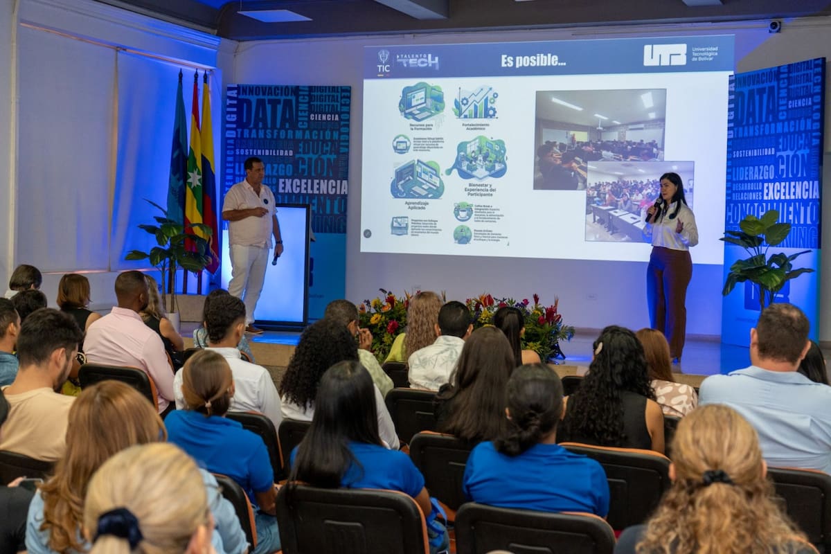 Casi 7.000 personas se formaron en tecnología con Talento TECH. // Foto: cortesía de la UTB.
