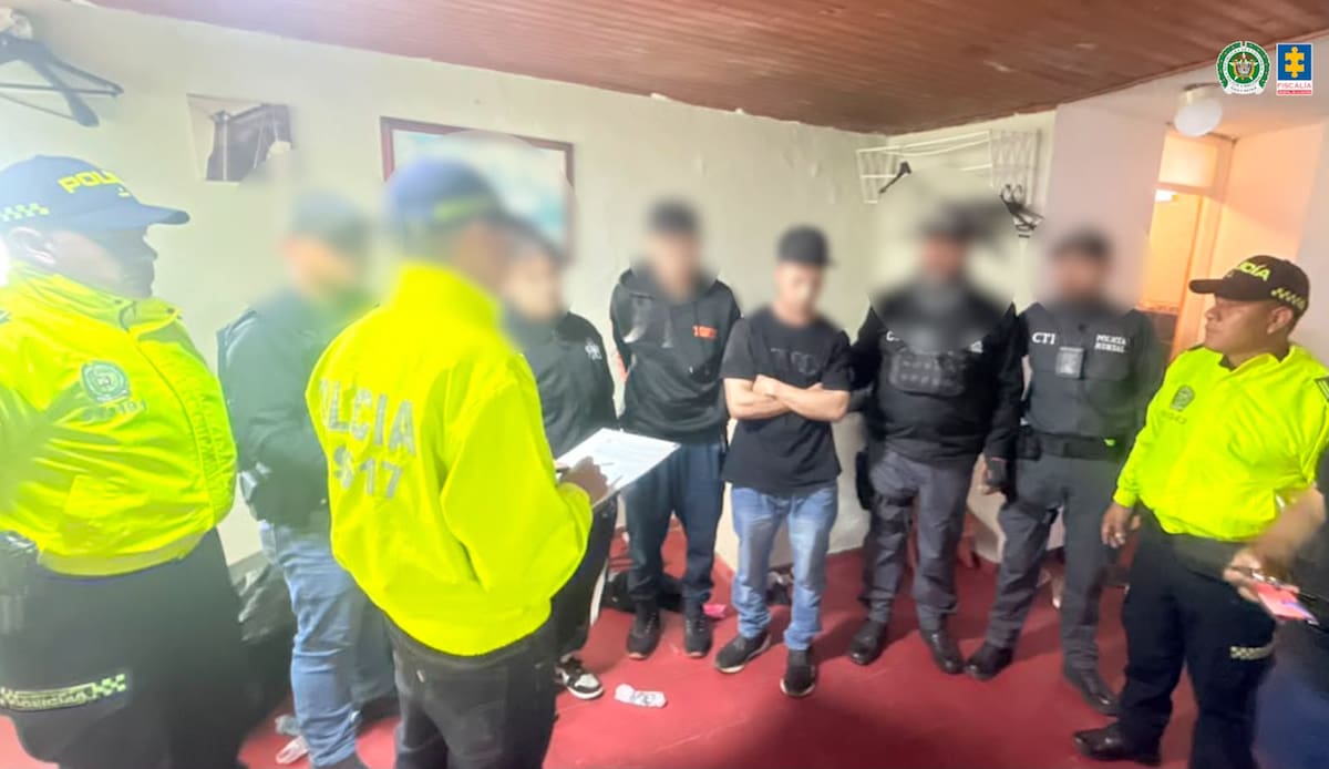 Funcionarios del CTI y la Policía hicieron efectiva en Tunja, Boyacá, la orden de captura contra el segundo señalado de participar en el crimen del exalcalde de Yopal, Jhon Jairo Torres. //FOTO: FISCALÍA GENERAL DE LA NACIÓN.