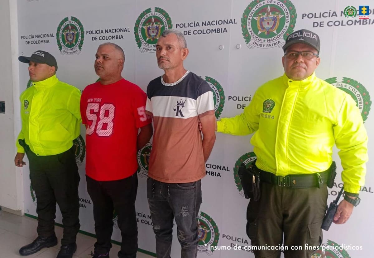 Capturan a dos hombres por caso de Yulixa Toloza en Bogotá. // Foto: cortesía de la Fiscalía General de la Nación.