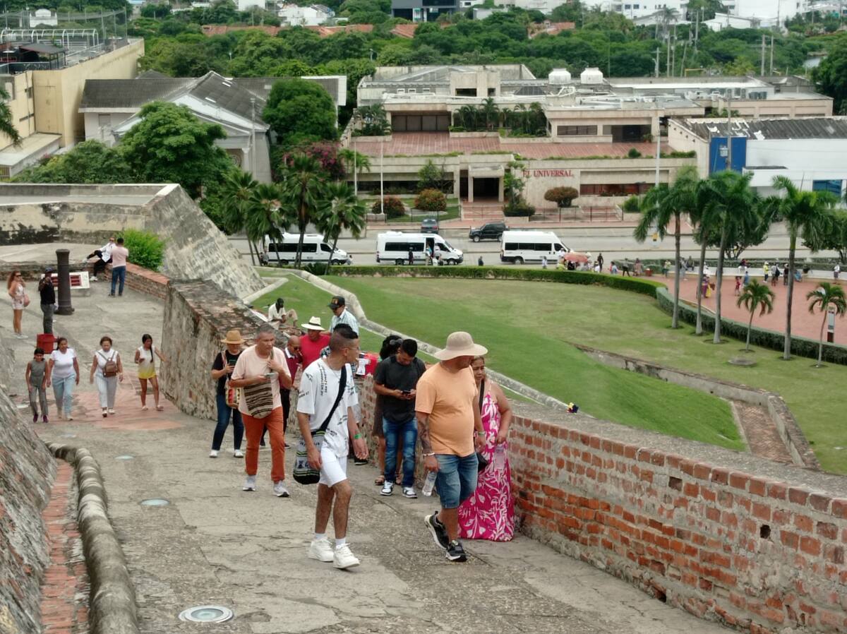Castillo de San Felipe de Barajas, fortaleza militar construída en 1657 durante la época colonial española para defender el territorio.//Foto: Zenia Valdelamar - El Universal