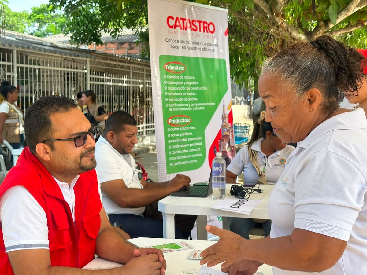 AMB Catastro Cartagena ha superado el registro de predios a corte de junio en comparación del año pasado // Cortesía: Alcaldía de Cartagena.