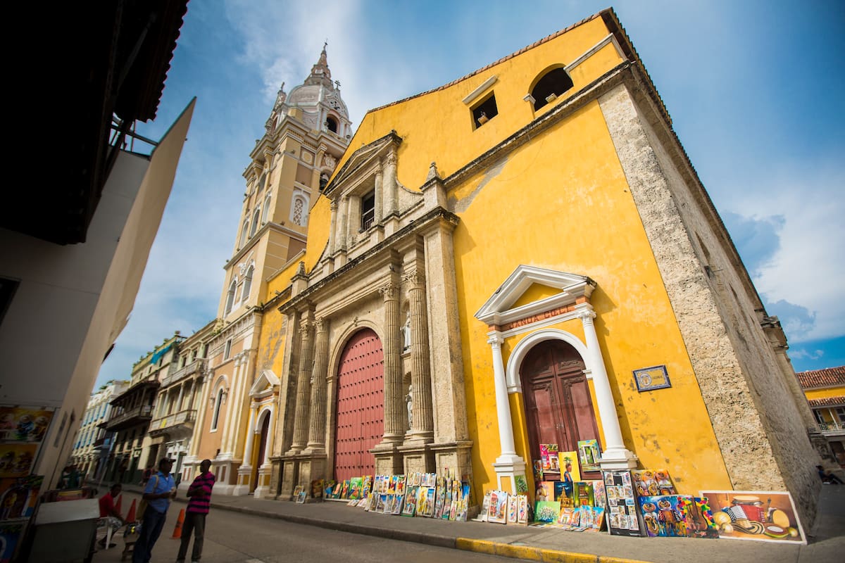 Fachada Catedral Santa Catalina de Alejandría.