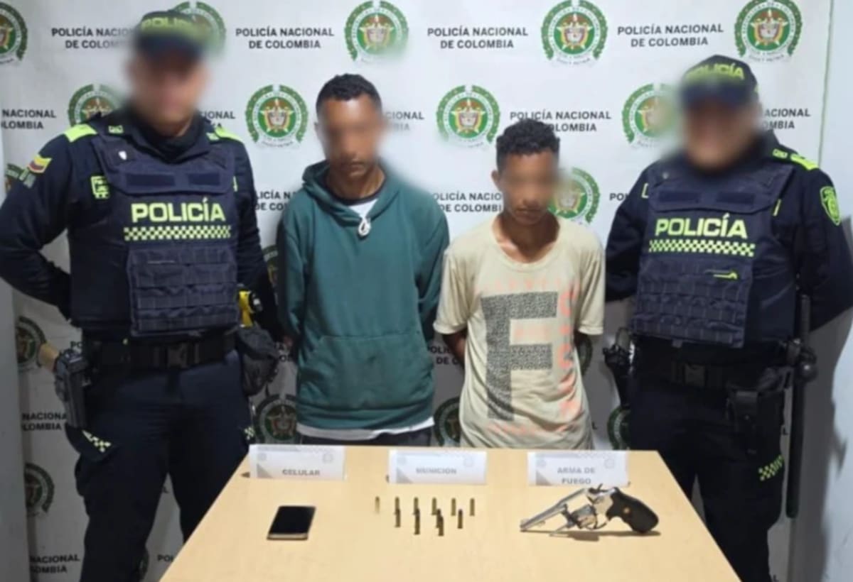 Cayeron alias ‘Cangrejo’ y ‘el Nene’ durante un allanamiento: los señalan de un doble homicidio. // Foto: Policía Nacional