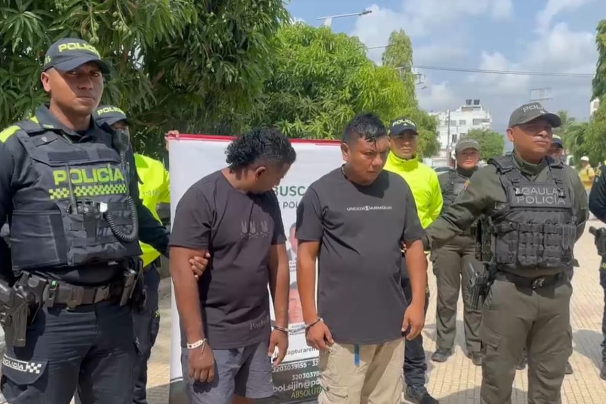Caen alias ‘Chino’ y ‘el Águila’, dos de los más buscados del Clan del Golfo en Bolívar