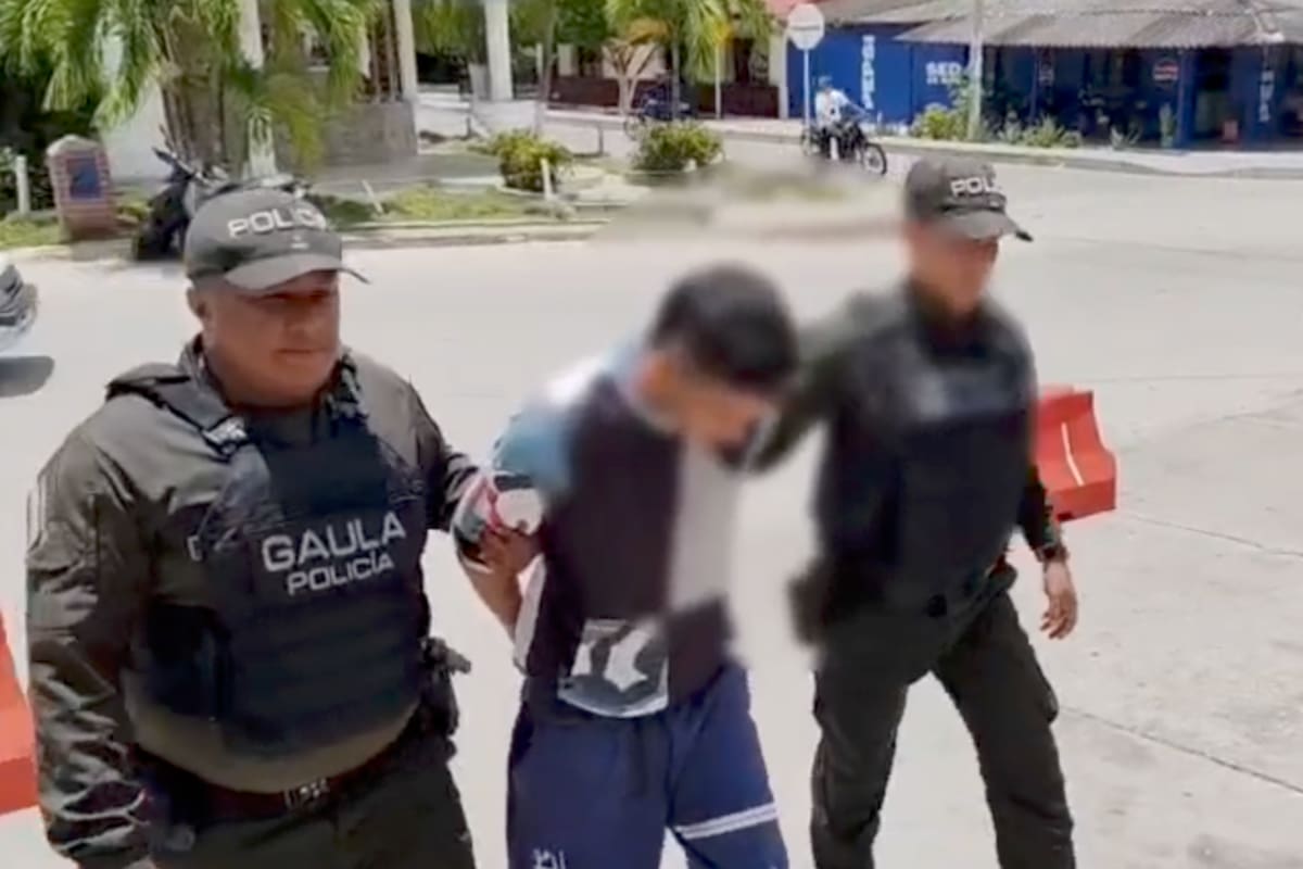 Así cayó alias ‘El Burro’, presunto integrante de ‘Los Costeños’