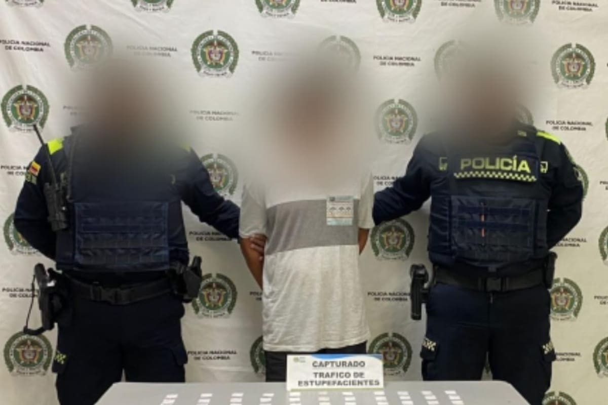 Cayó alias ‘el Pingüi’, señalado de vender droga cerca de colegios en Arjona