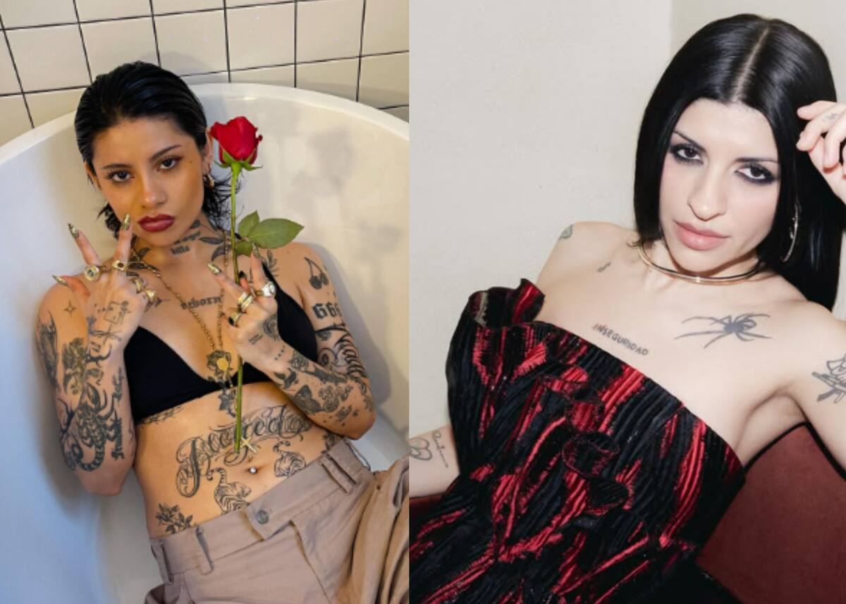 ¿Se parece a Cazzu? Modelo de “Un vals” desata debate en redes. // Foto tomadas de IG @dagna.kills y @cazzu