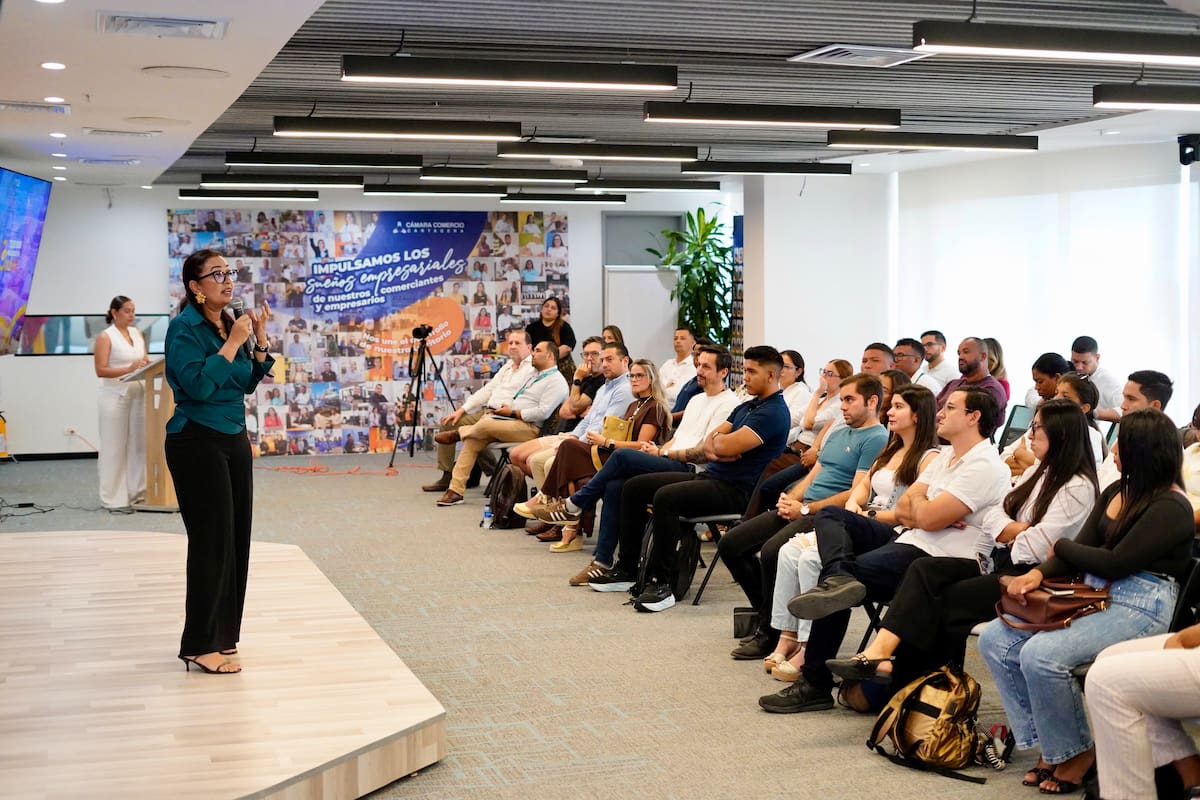 Andrea Piña, presidenta ejecutiva de la CCC durante el evento de cierre // CORTESÍA CCC.