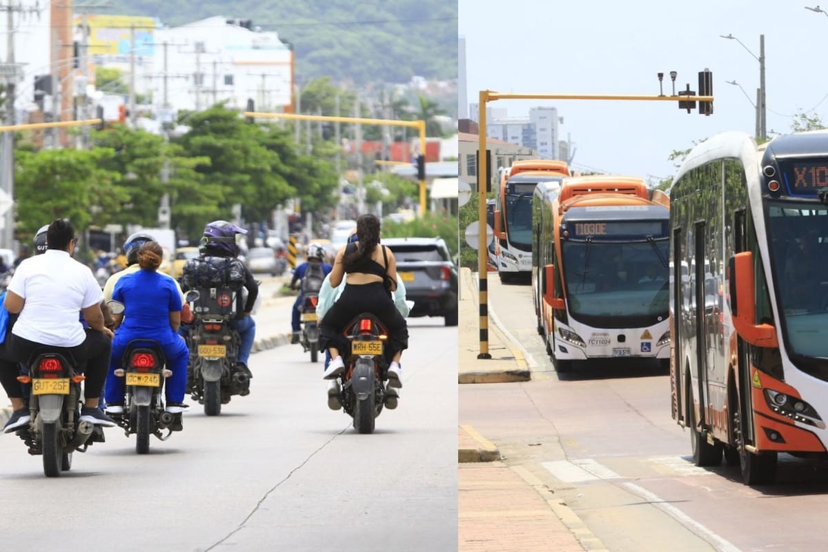 Transcaribe: las motos les siguen quitando protagonismo