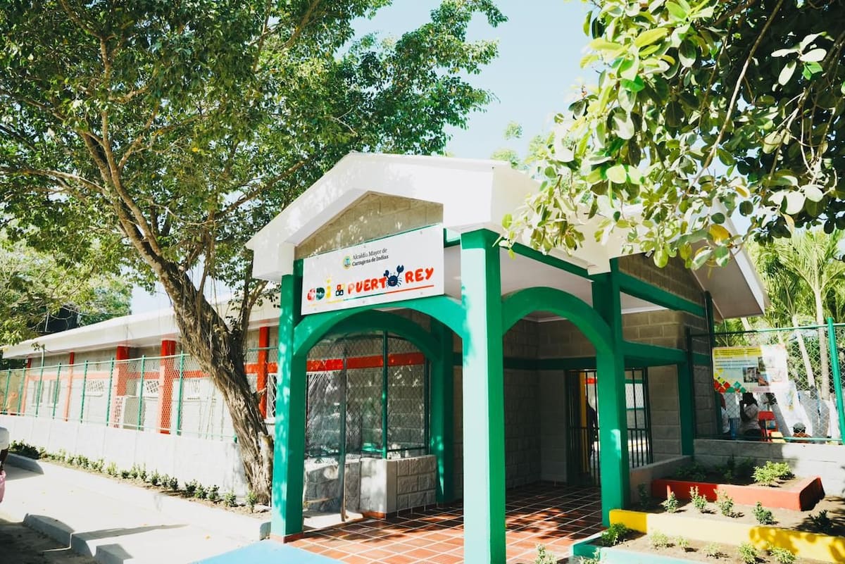 El Centro de Desarrollo Infantil (CDI) de Puerto Rey. // Foto: Cortesía - Alcaldía de Cartagena.