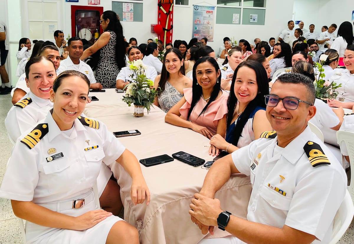Celebración de los 46 años del Hospital Naval de Cartagena. // Cortesía Hospital Naval