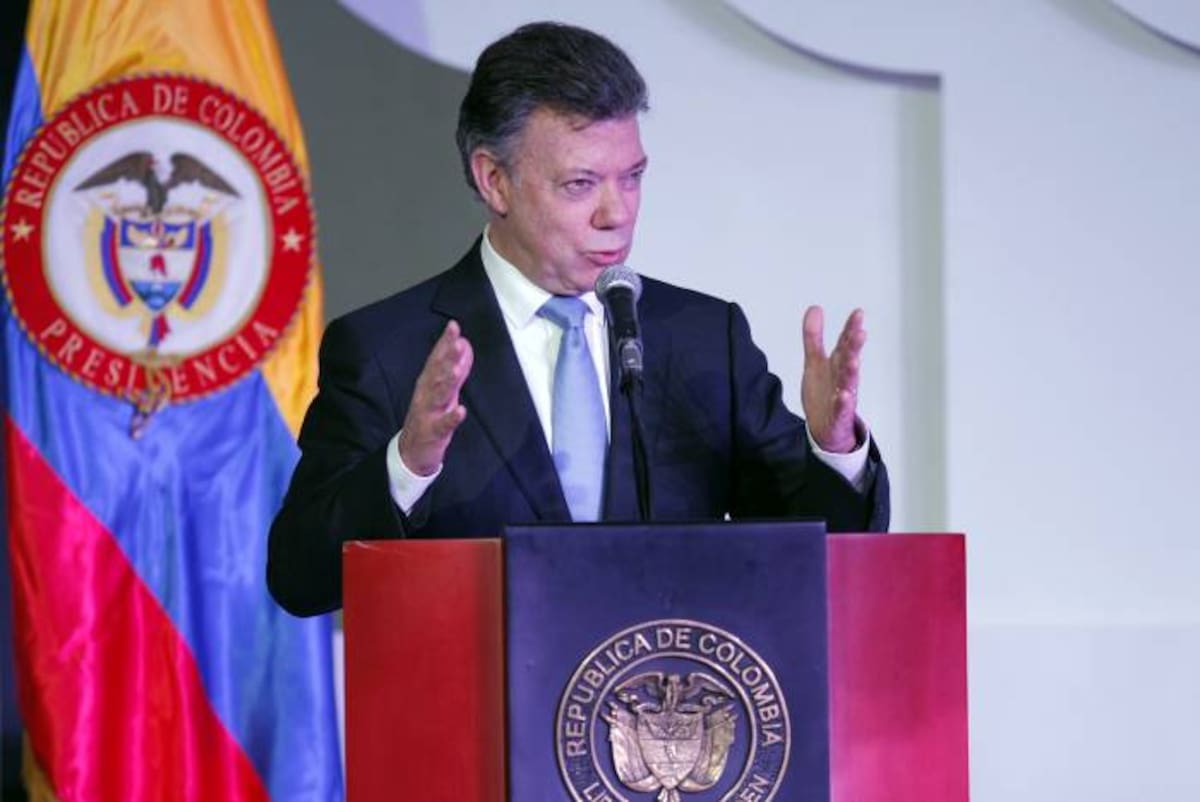 Juan Manuel Santos, presidente de Colombia. COLPRENSA