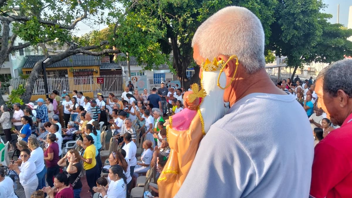 Celebración del Día de la Virgen del Carmen en Blas de Lezo. // Foto: Luis Herrán - El Universal