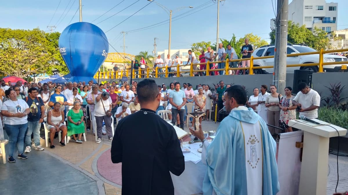 Celebración del Día de la Virgen del Carmen en Blas de Lezo. // Foto: Luis Herrán - El Universal