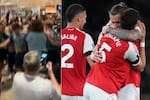 emotico video: así celebraron los jugadores de Arsenal el título de Premier League