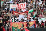 Caos en Bogotá: ciudadanos marchan contra la nueva relación de Colombia e Israel