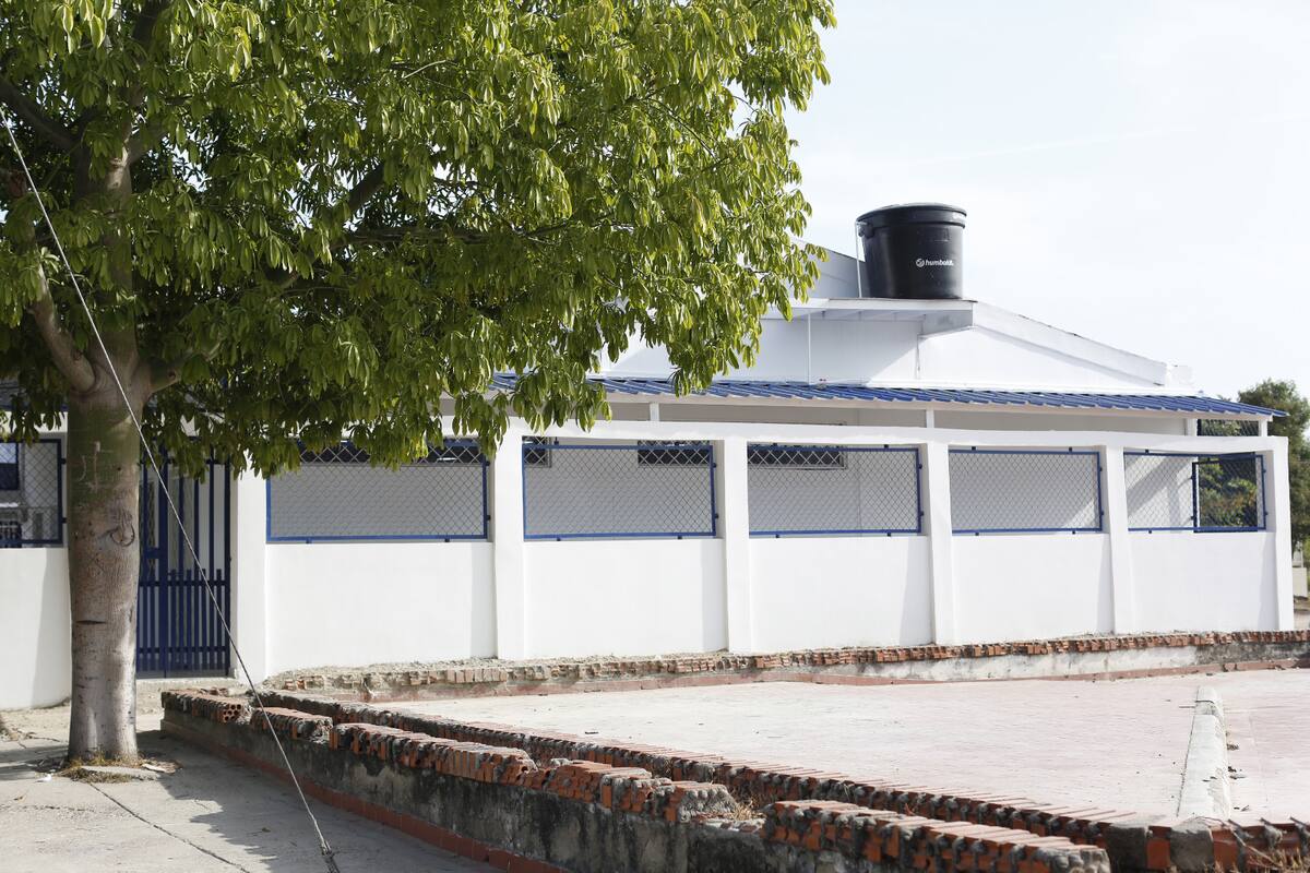 Centro de Vida en el barrio Chiquinquirá, restaurado por la Alcaldía de Cartagena.// Foto: Luis Herrám - El Universal