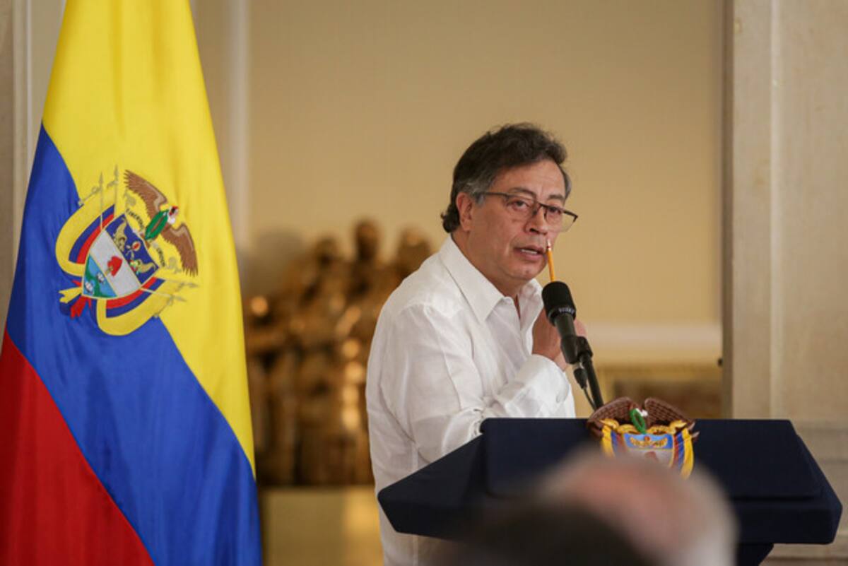Gustavo Petro, presidente de Colombia. // Foto: archivo