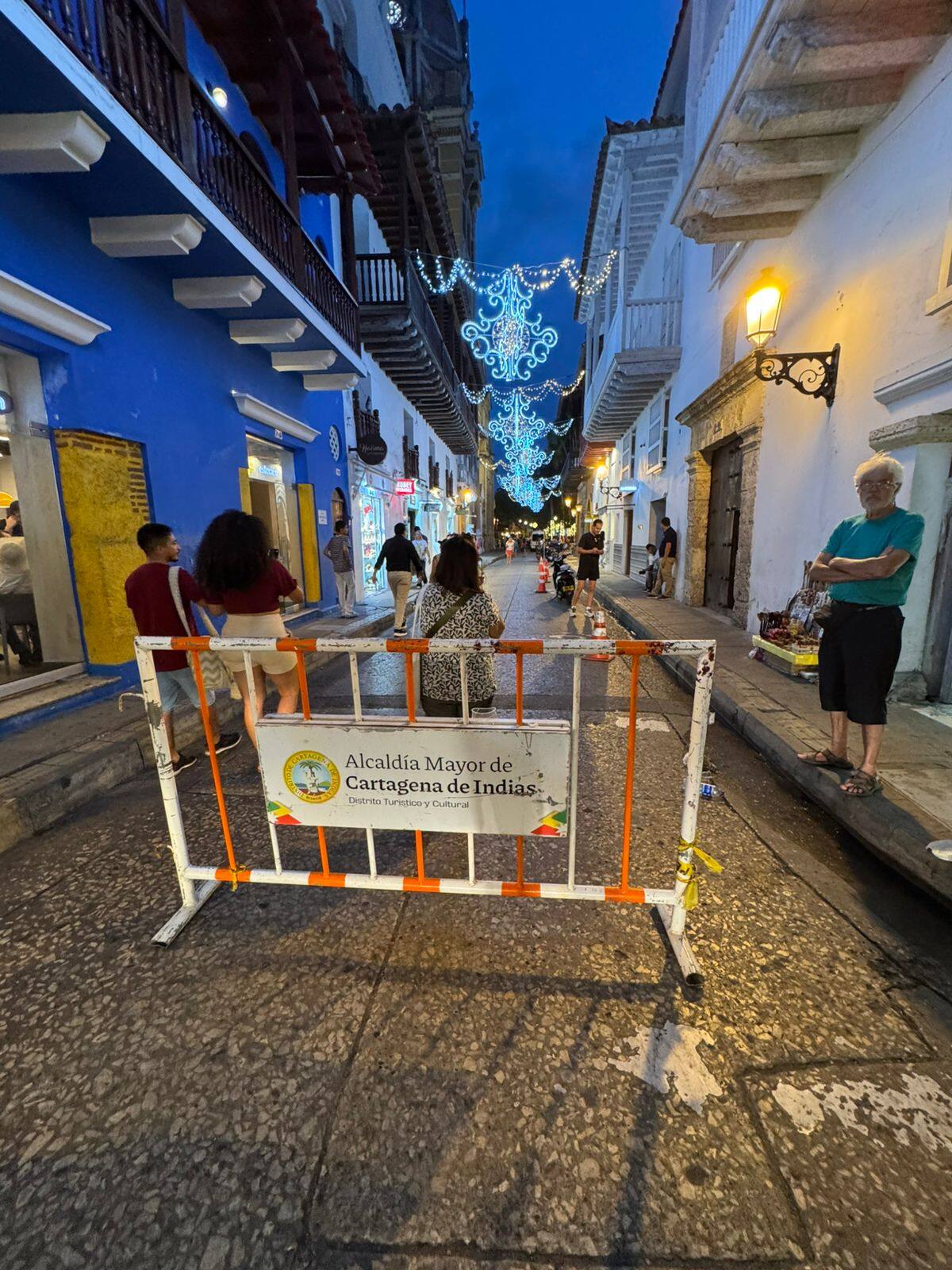 Piloto de movilidad peatonal en el Centro Histórico de Cartagena. // Cortesía.